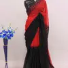 RED & BLACK SAREE